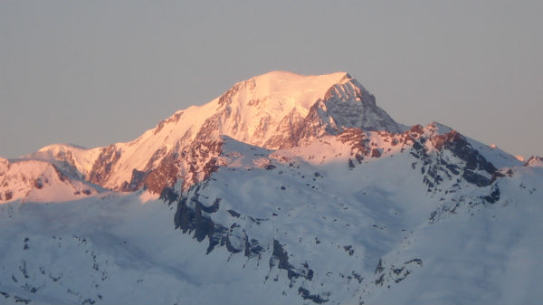 Vu du Mont Blanc depuis le balcon